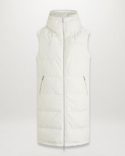 Gilet Belstaff Femme Cecilia Blanche Nylon France QF1023654